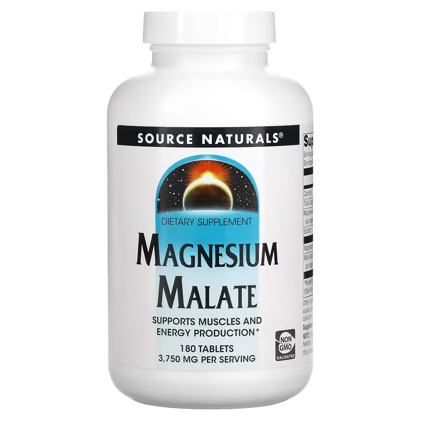 Source Naturals Magnesium Malate - 3750mg 180 Tabs