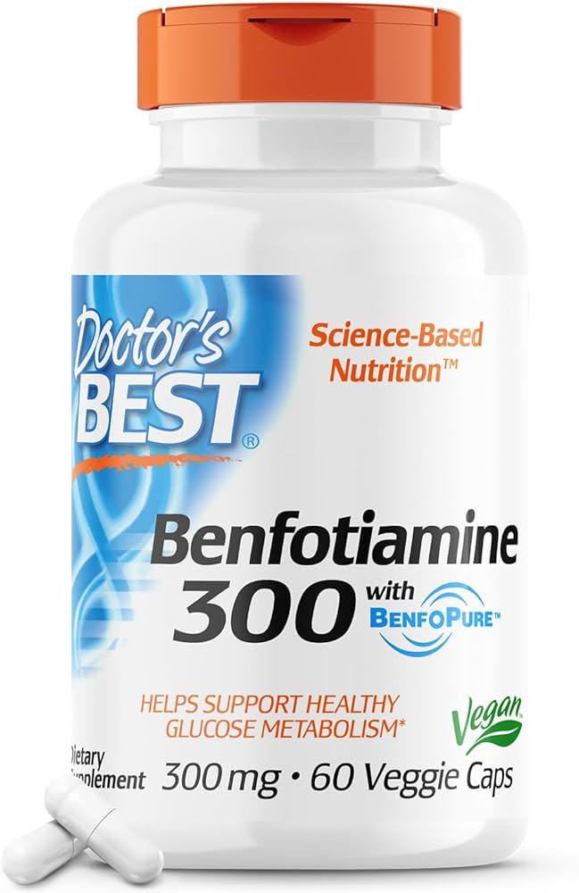 Doctor's Best Benfotiamine - 300mg 60 Cap