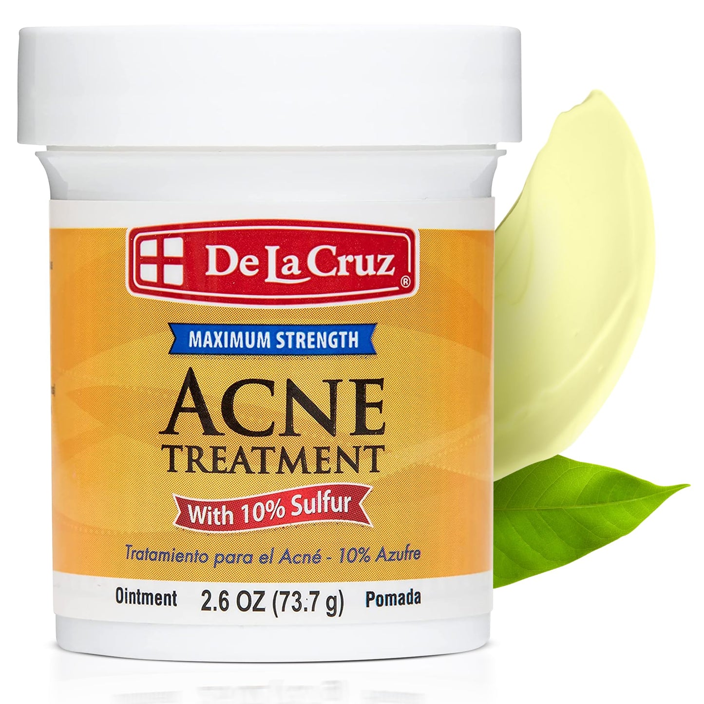 De La Cruz Acne Treatment Ointment - 73.7g w/ 10% Sulfur