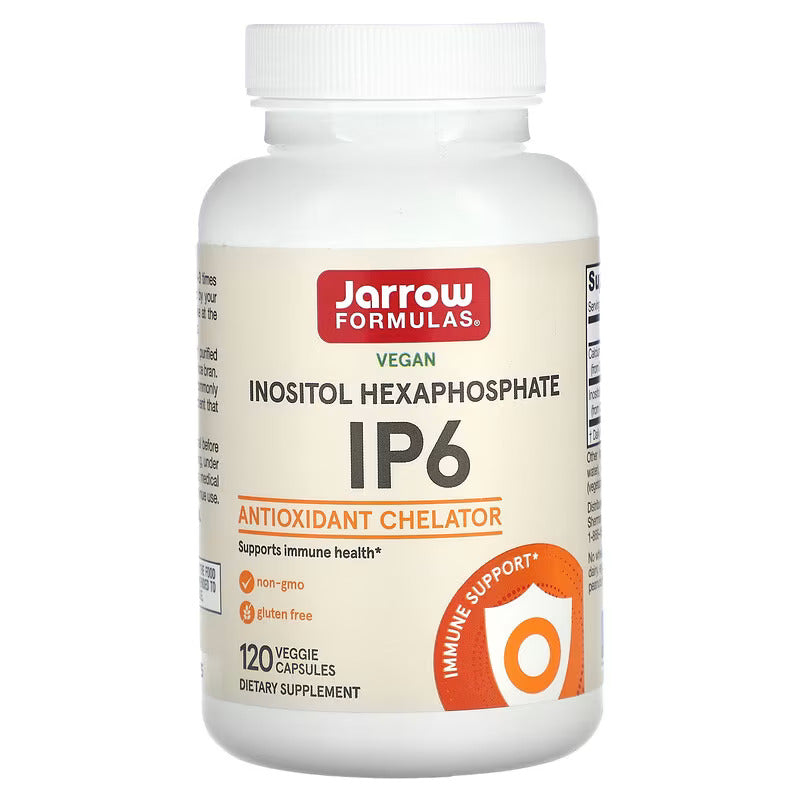 Jarrow Formulas IP6 Inositol Hexaphosphate - 500mg 120 Veggie Capsules