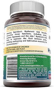 Amazing Formulas Hyaluronic Acid - 100mg 120 Capsules
