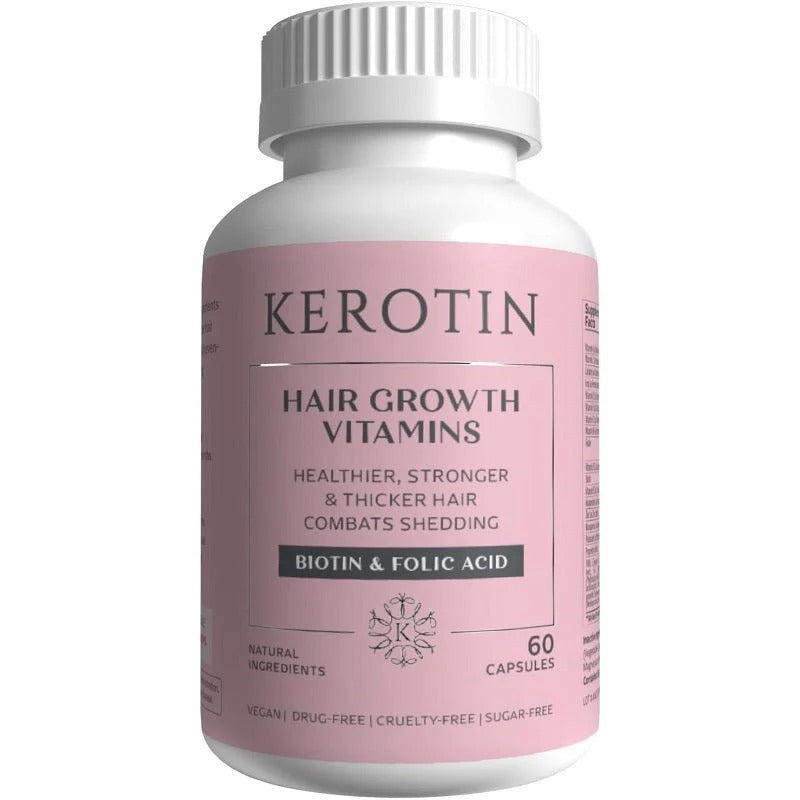 Kerotin Hair Growth Vitamins - 60 Capsules