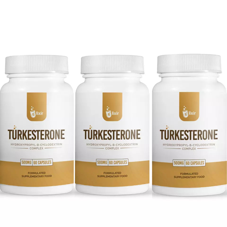 Elixir Nutrition Turkesterone 500mg 90 Capsules