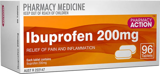 Pharmacy Action Ibuprofen - 200mg 96 Tablets - (Same as Nurofen)