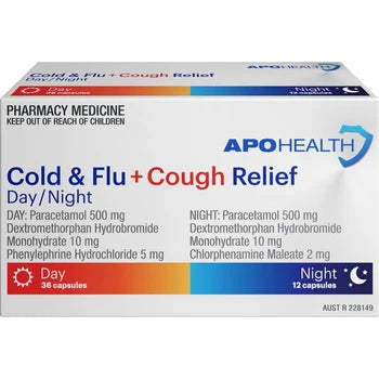 ApoHealth Cold & Flu + Cough Day & Night  -  (Same as Codral Cold & Flu + Cough)