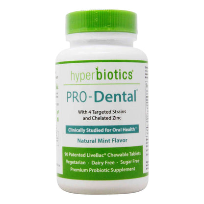 Hyperbiotics Pro-Dental 45 / 90 Chewable Tablets