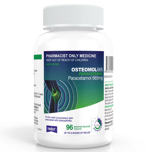 Osteomol Bottle 96 Tablets - (Same as Panadol Osteo)
