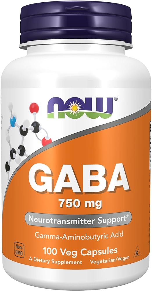 Now Foods GABA - 750mg 100 Capsules