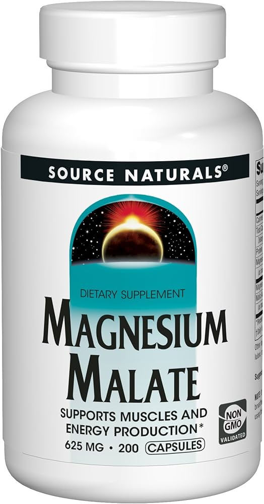 Source Naturals Magnesium Malate - 625mg 200 Capsules