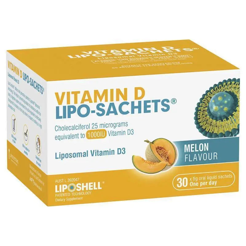 Liposhell Vitamin D Lipo-Sachets - 30 x 5g Satchets