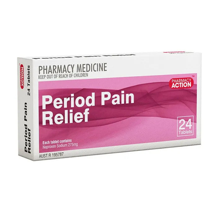 Pharmacy Action Period Pain Relief - 24 Tablets (Same as Naprogesic)