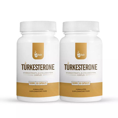 Elixir Nutrition Turkesterone 500mg  90 Capsules